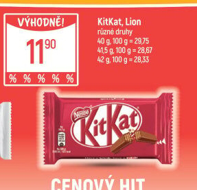 Tyčinka Finger Kit Kat Nestlé