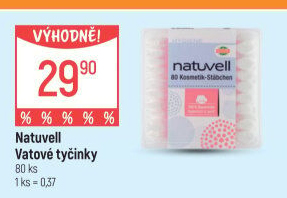 Tyčinky vatové Natuvell