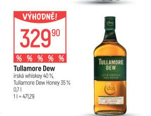 Whiskey irská Tullamore Dew