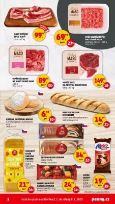akční leták Penny Market 2.1.2025-8.1.2025