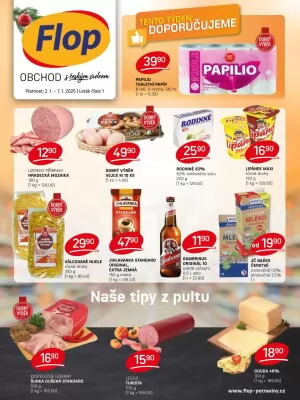 akční leták FLOP 2.1.2025-7.1.2025
