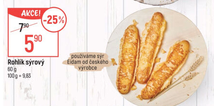 Rohlík se sýrem