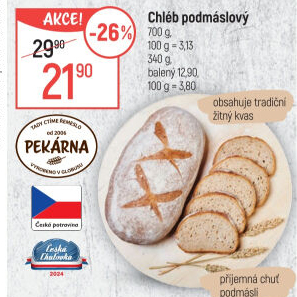 Chléb podmáslový