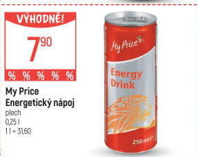 Energetický nápoj My Price