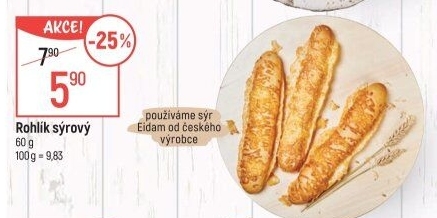 Rohlík se sýrem