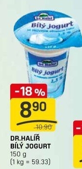 Bílý jogurt Dr.Halíř
