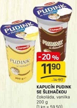 Dezert pudink Kapucín