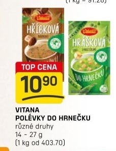 Instantní polévka do hrnečku Vitana