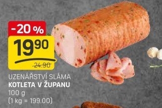 Kotleta v županu Sláma