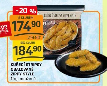 Kuřecí stripsy obalované mražené
