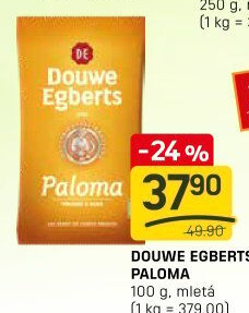 Mletá káva Paloma Douwe Egberts