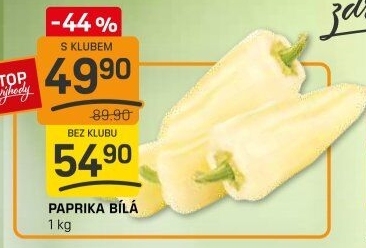 Paprika bílá