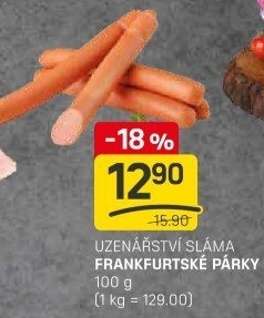 Párky frankfurtské Sláma