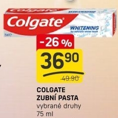 Pasty na zuby Colgate