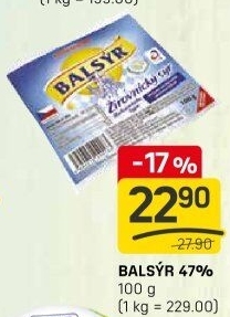 Sýr Balsýr Mlékárna Žirovnice