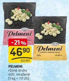 Těstoviny plněnémražené Pelmeni Povar
