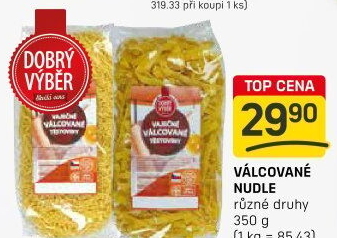 Těstoviny vaječné Dobrý Výběr