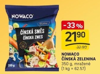 Zeleninová čínská směs mražená Nowaco