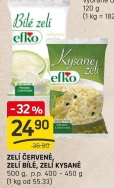 Zelí červené sterilované Efko