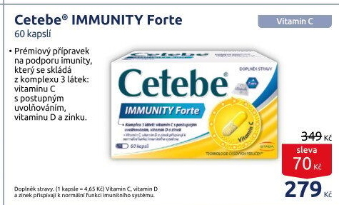 Doplněk stravy Immunity Forte Cetebe