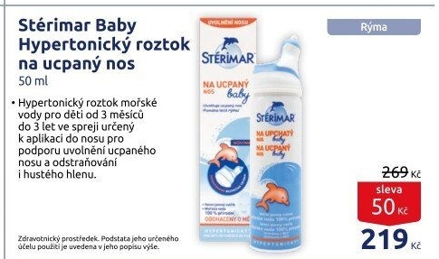 Mořská voda Baby Stérimar