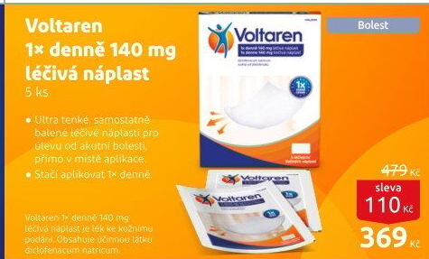 Náplasti léčivé Voltaren