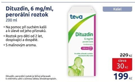 Roztok na suchý kašel Dituzdin