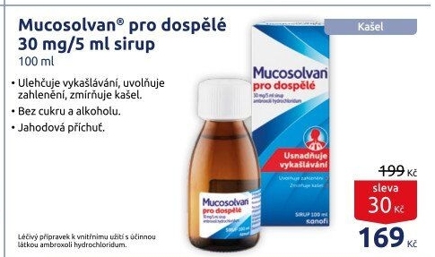 Sirup proti kašli Mucosolvan