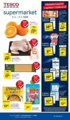akční leták Tesco 2.1.2025-7.1.2025