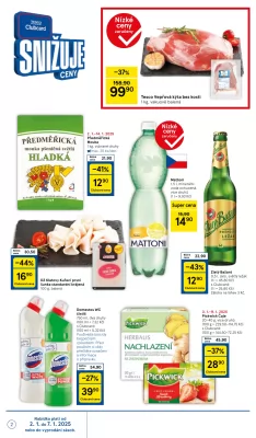 akční leták Tesco 2.1.2025-7.1.2025