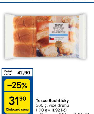 Buchtičky české Tesco