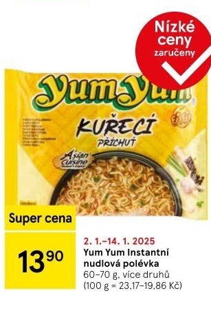 Instantní polévka YumYum