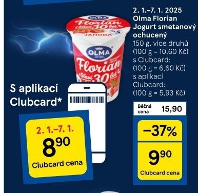 Jogurt smetanový Florian Olma