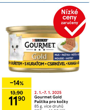Konzerva pro kočky Gold Gourmet Purina