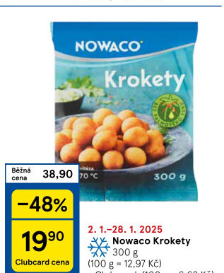 Krokety mražené Nowaco
