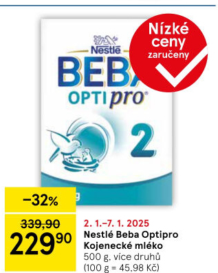 Mléčná výživa Beba Optipro Nestlé