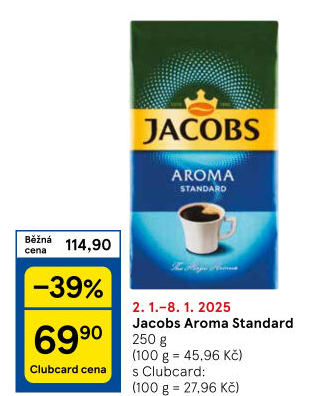 Mletá káva Jacobs Aroma Standard
