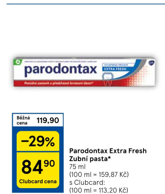 Pasta na zuby Extra Fresh Parodontax