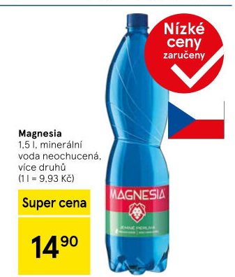 Přírodní voda Magnesia