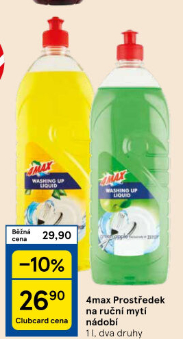 Prostředek na nádobí 4Max