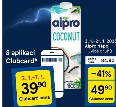 Rostlinné nápoje Alpro