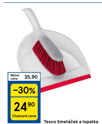 Smetáček a lopatka Tesco
