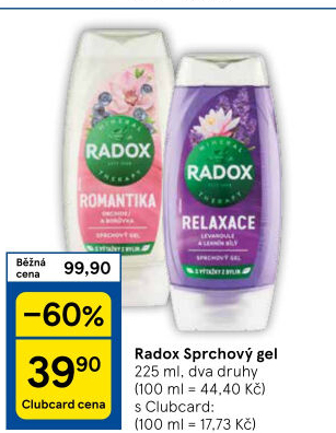 Sprchový gel Radox