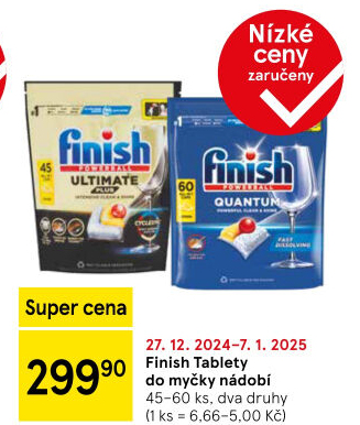 Tablety do myčky Finish