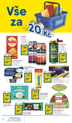 akční leták Tesco 2.1.2025-7.1.2025