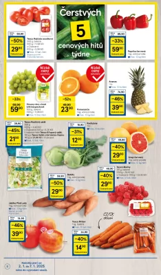 akční leták Tesco 2.1.2025-7.1.2025