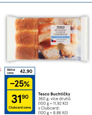 Buchtičky české Tesco