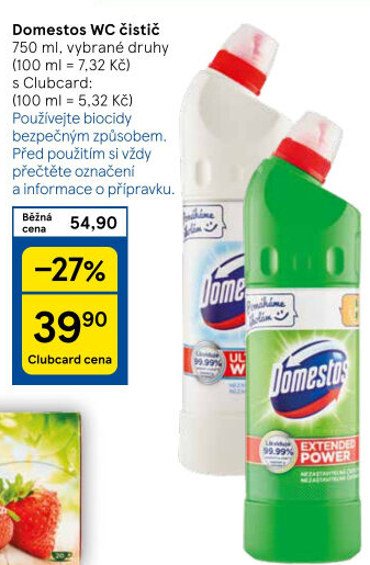 Čistič WC gelový Domestos