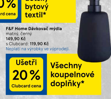 Dávkovač mýdla F&amp