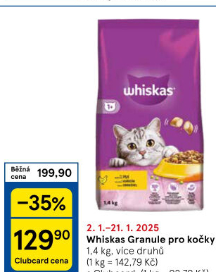 Granule pro kočky Whiskas